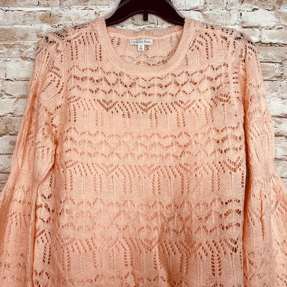 Ophelia Roe Women's Peach Puff Sleeve 2pc Camisole - Picture 3 of 14